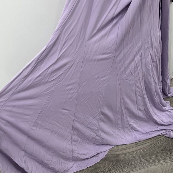 NWT Helsa Maxi Dress Purple Constantina Jersey Bow Backless size XS - Picture 11 of 11